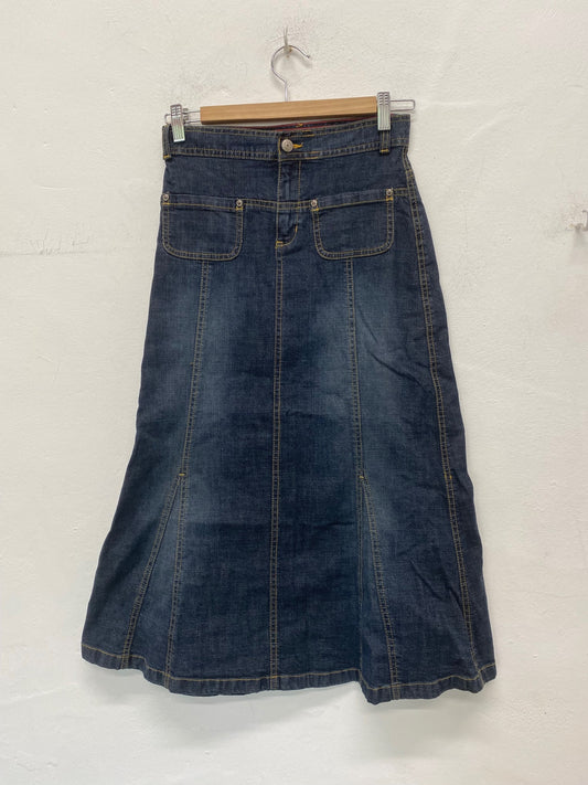 Fabulous GapKids Maxi Skirt Age 12 Dark Blue Y2K BT001