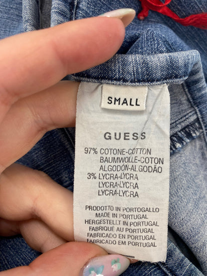 Fabulous Guess Denim Skirt UK S Blue BT001