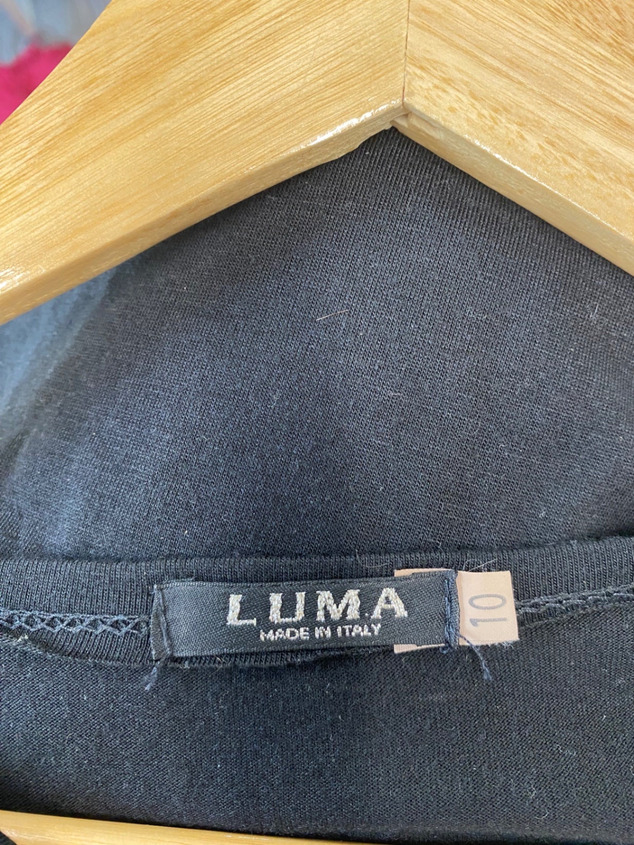 Fabulous LUMA Mini dress UK10 Black drop waist elegant BT001