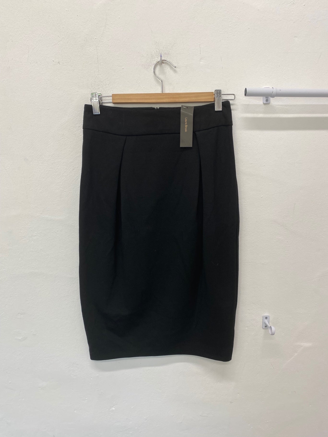 Fabulous Laura Book Pencil Skirt Uk8 Black wiggle BT001