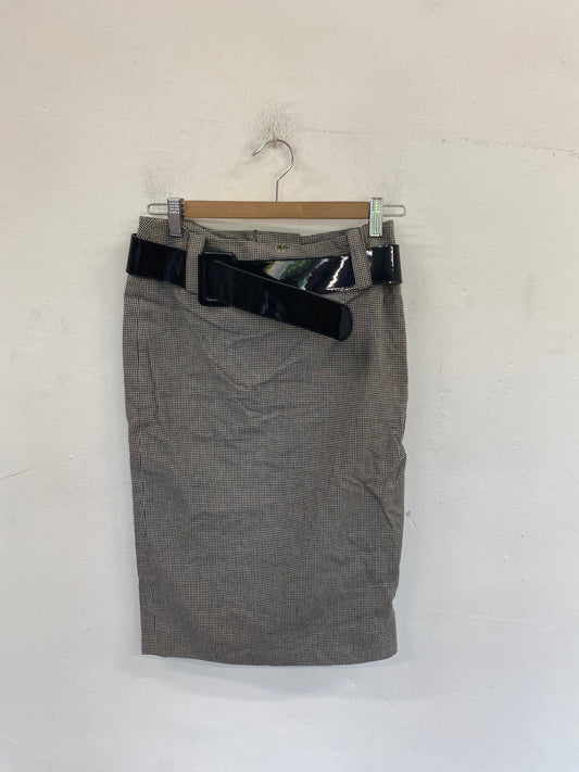 Fabulous Warehouse Skirt UK6 Black & White BT001