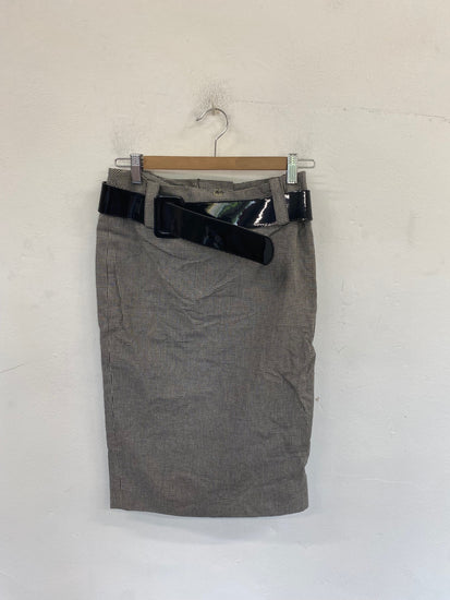 Fabulous Warehouse Skirt UK6 Black & White BT001