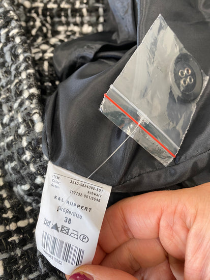 Fabulous German Coolwater Blazer UK10 Black & White BT001