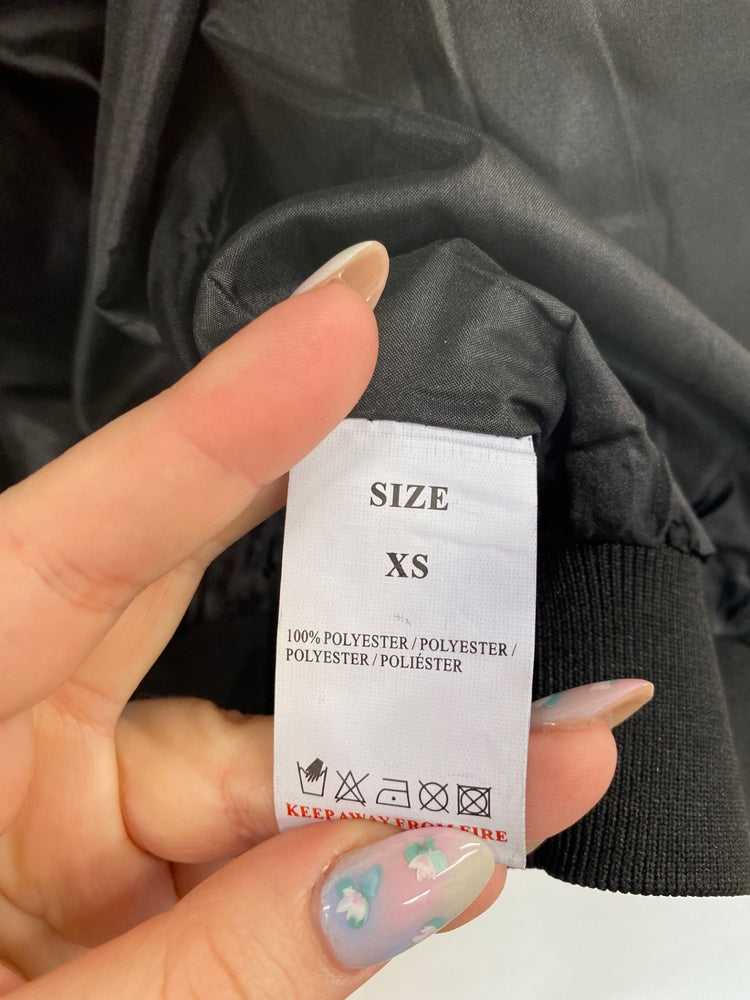 Fabulous Blue Vanilla Bomber jacket UK8 Black BT001