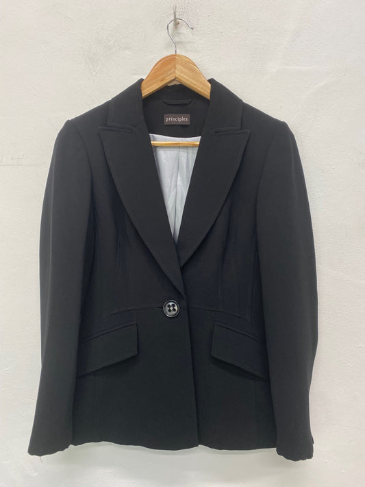 Fabulous Principles Blazer Uk8 Black formal smart work BT001