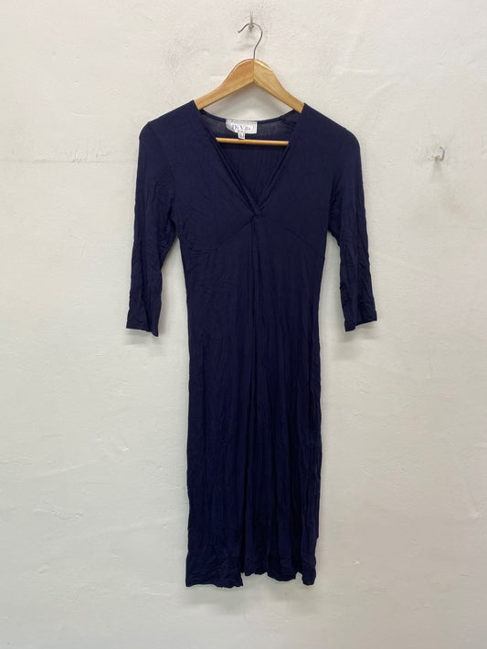 Fabulous Di Vita Dress Uk8 Rich Navy stretch classic BT001