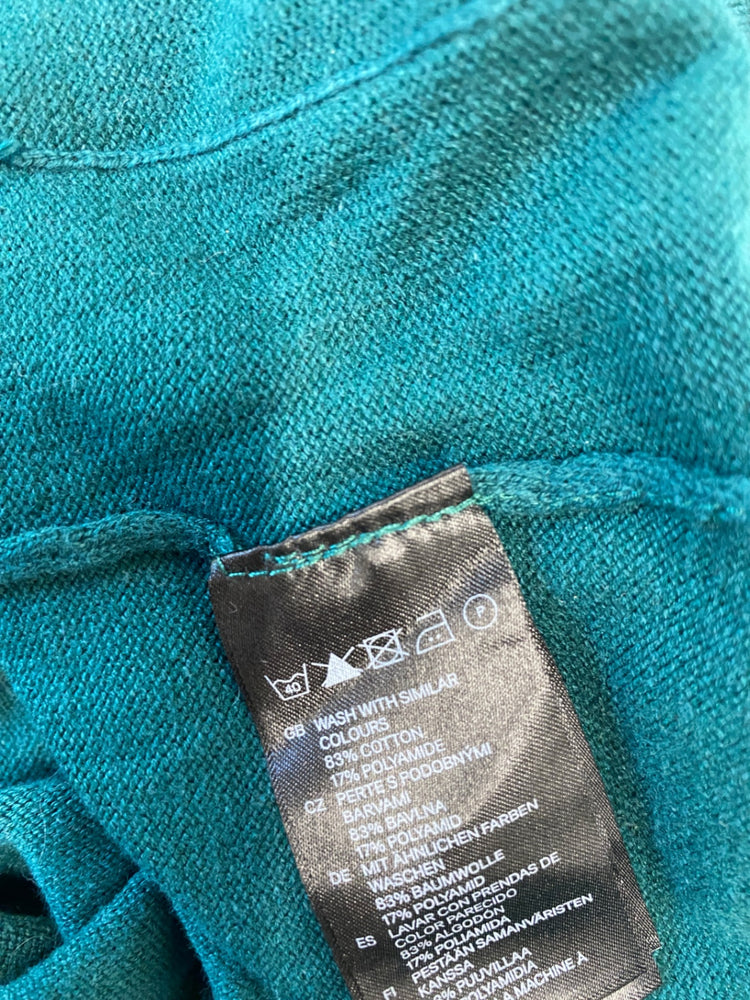 Fabulous H&M Cardigan UK XS Teal classic design BT001