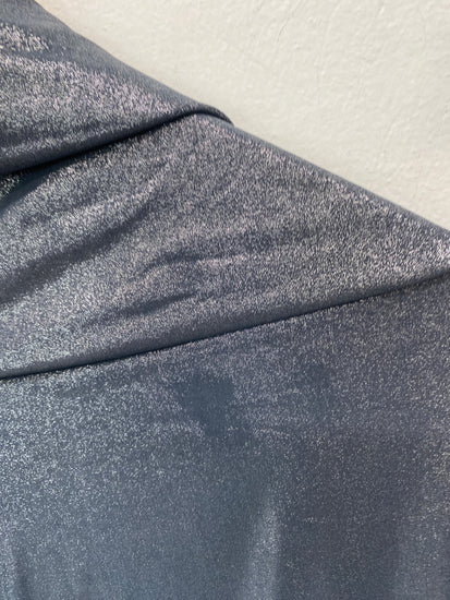 Fabulous Lulu & Red Kimono Shrug Uk 10 Silver Boho retro chic BT001