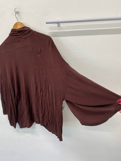 Fabulous H&M Kimono Cardigan UkM Brown oversized Boho BT001