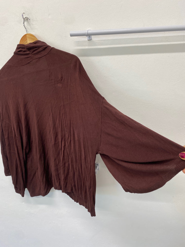 Fabulous H&M Kimono Cardigan UkM Brown oversized Boho BT001
