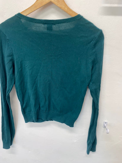 Fabulous H&M Cardigan UK XS Teal classic design BT001