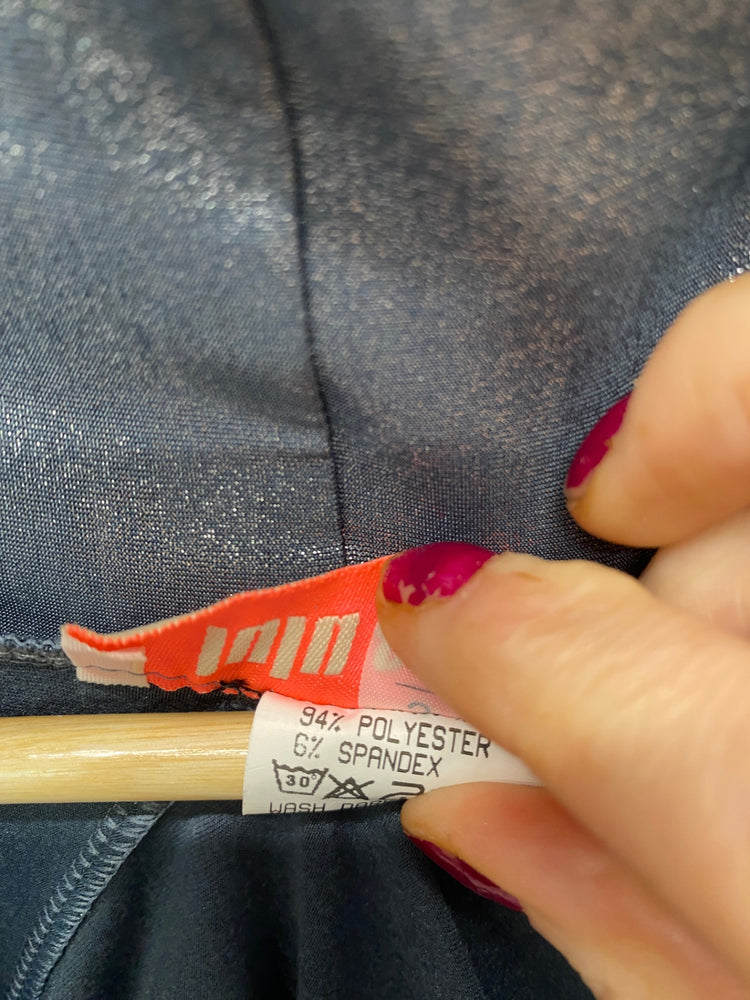 Fabulous Lulu & Red Kimono Shrug Uk 10 Silver Boho retro chic BT001