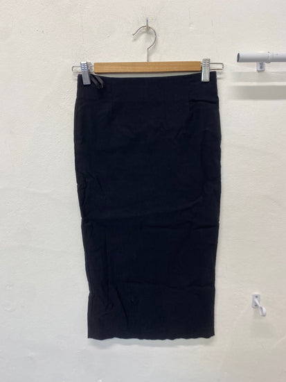 Fabulous Miss Selfridge Y2K Pencil Skirt Uk8 Black BT001