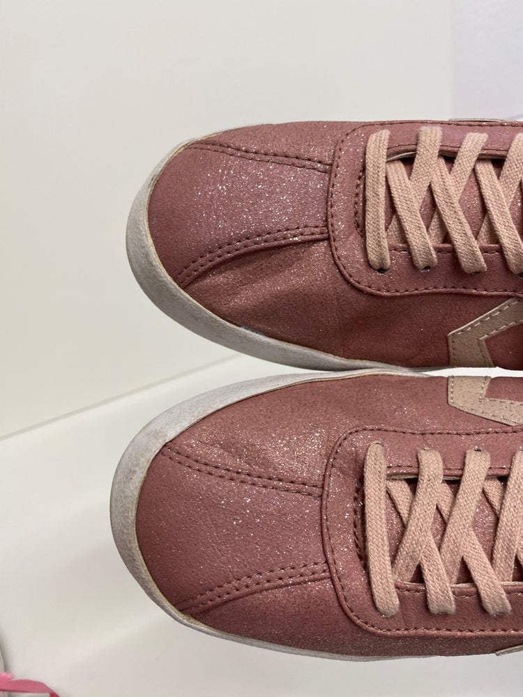 Fabulous Converse Ombré Rose Glitter Sneakers Uk8 Pink shimmer LK006