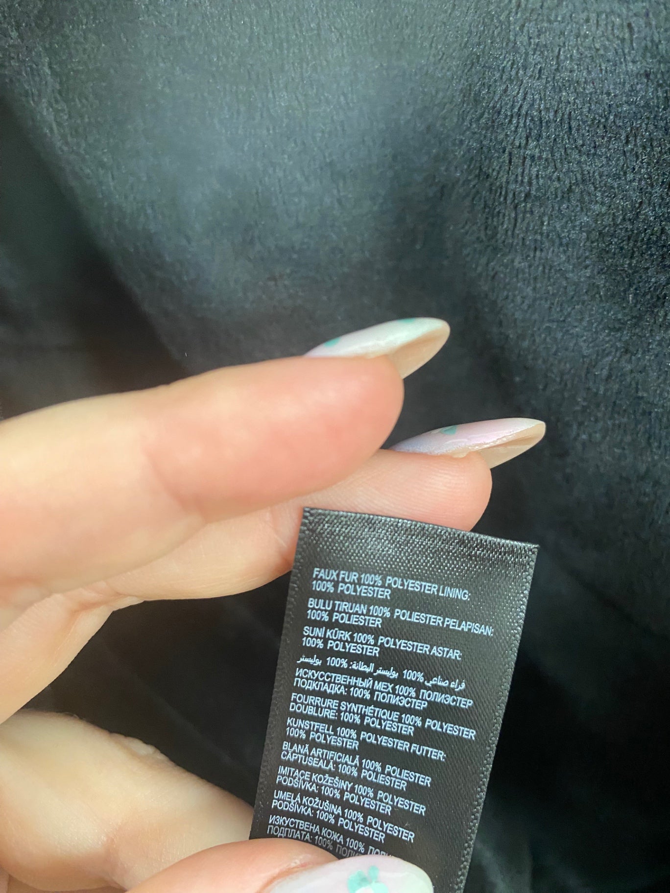 Fabulous Jasper Conran Faux Fur Coat One Size Black AM013