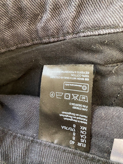 Fabulous H&M Mini Skirt UK12 Black Paperbag waist AM013