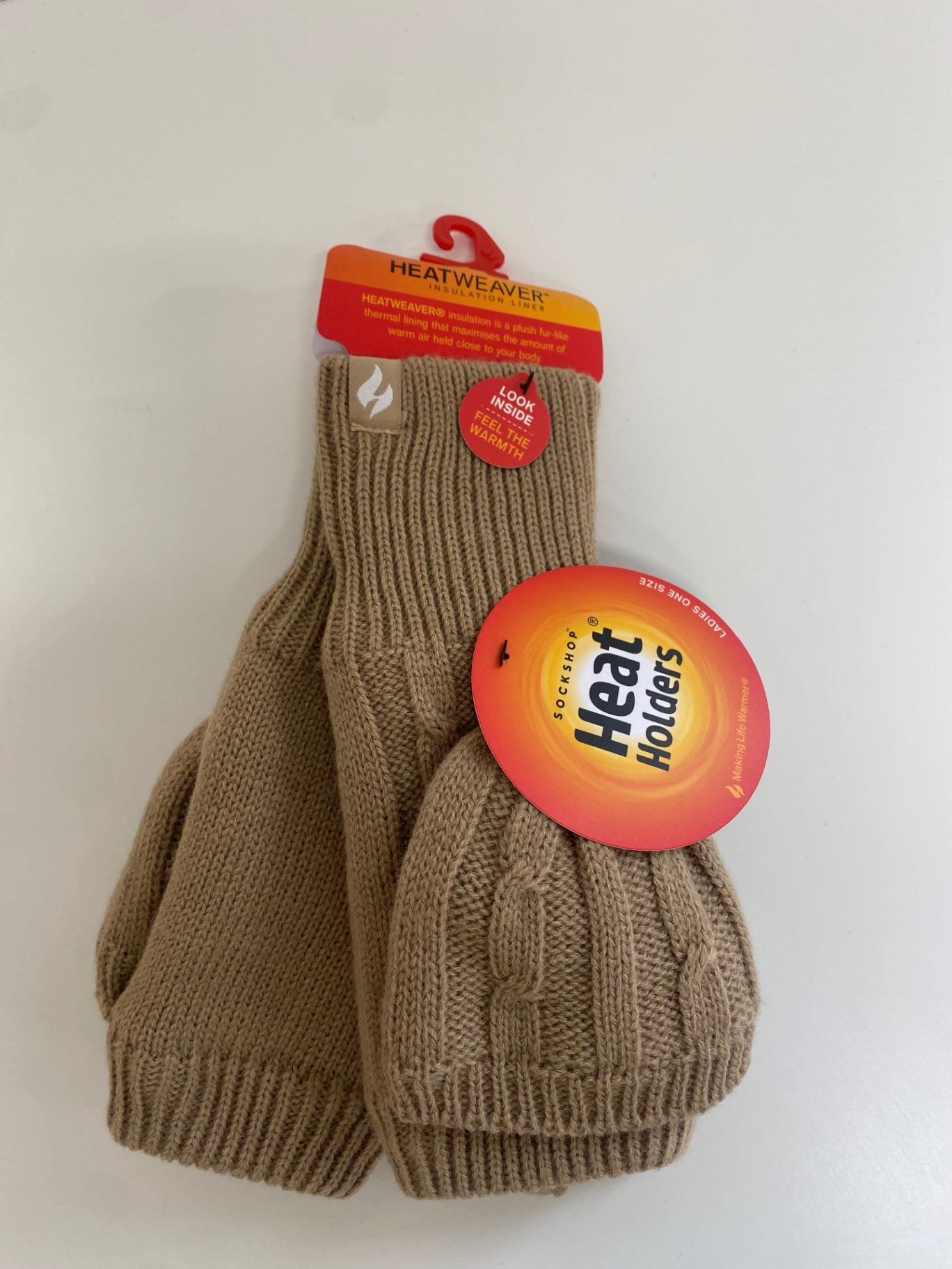 Fabulous Heat Holders Gloves One size Beige AM013
