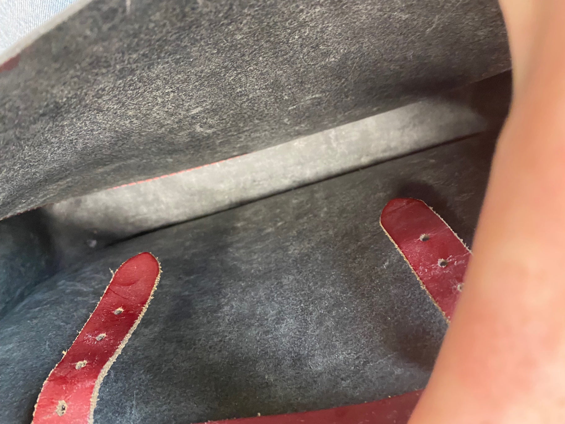 Fabulous Leather Satchel Co. Bag preppy burgundy GC003