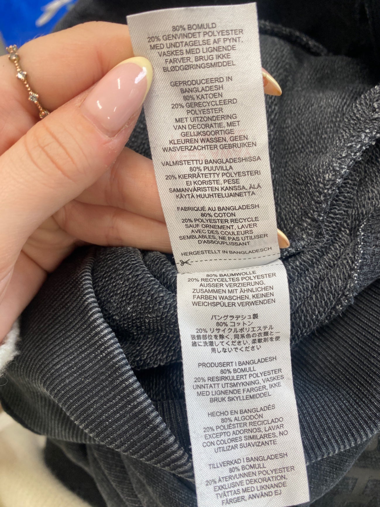 Fabulous Gymshark Hoodie UK S Grey cropped VT002