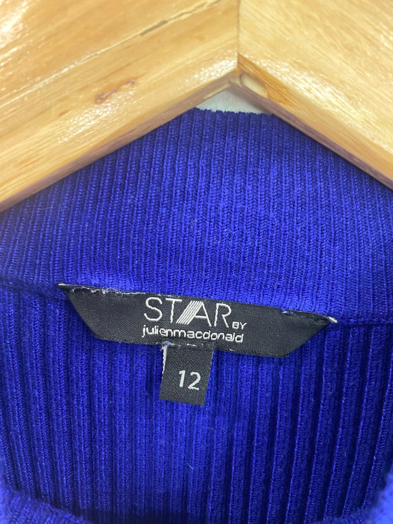 Fabulous Star By Julien MacDonald Jumper UK12 Blue AM013