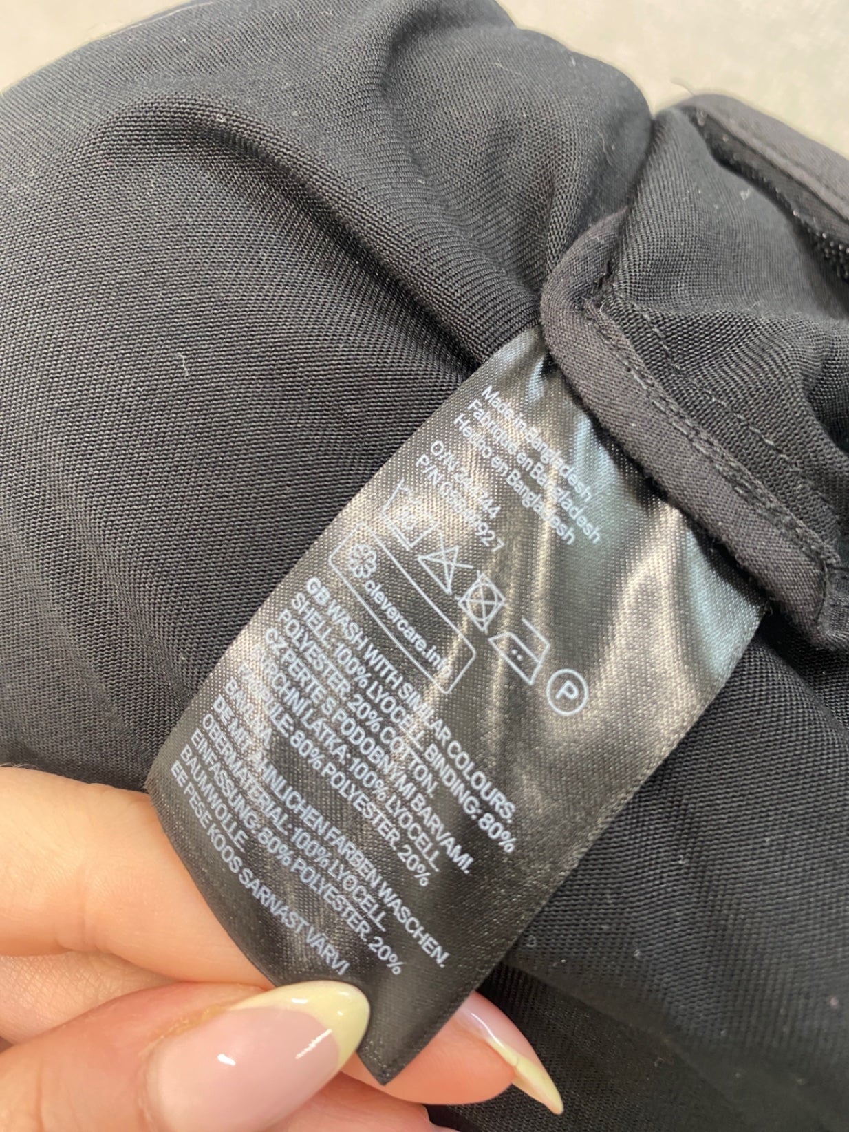 Fabulous H&M Trench Coat UK6 Black city vibe VT002