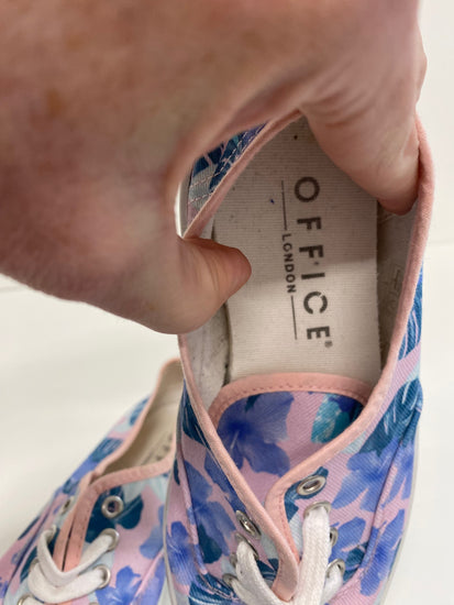 Fabulous Office Sneakers UK3 Pink and Blue summer classics GC003