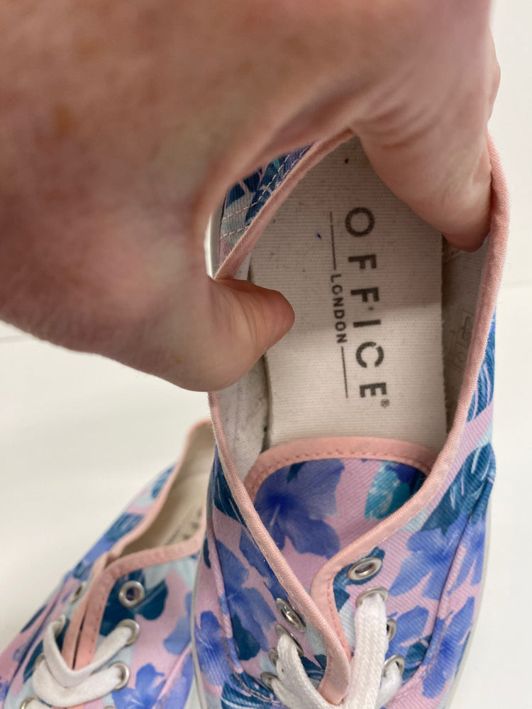 Fabulous Office Sneakers UK3 Pink and Blue summer classics GC003