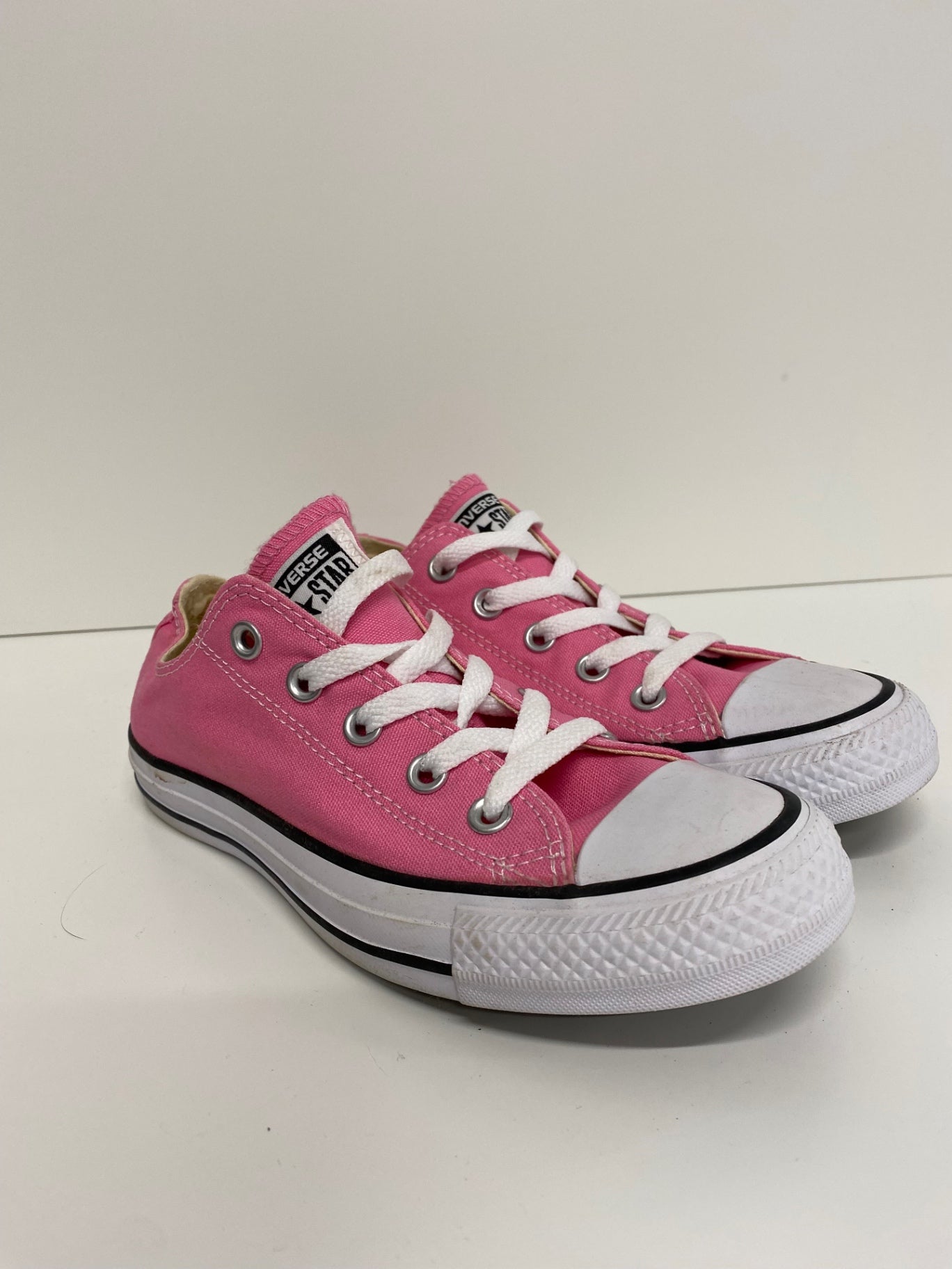 Fabulous Converse Sneakers UK4 Pink Barbie classics VT002