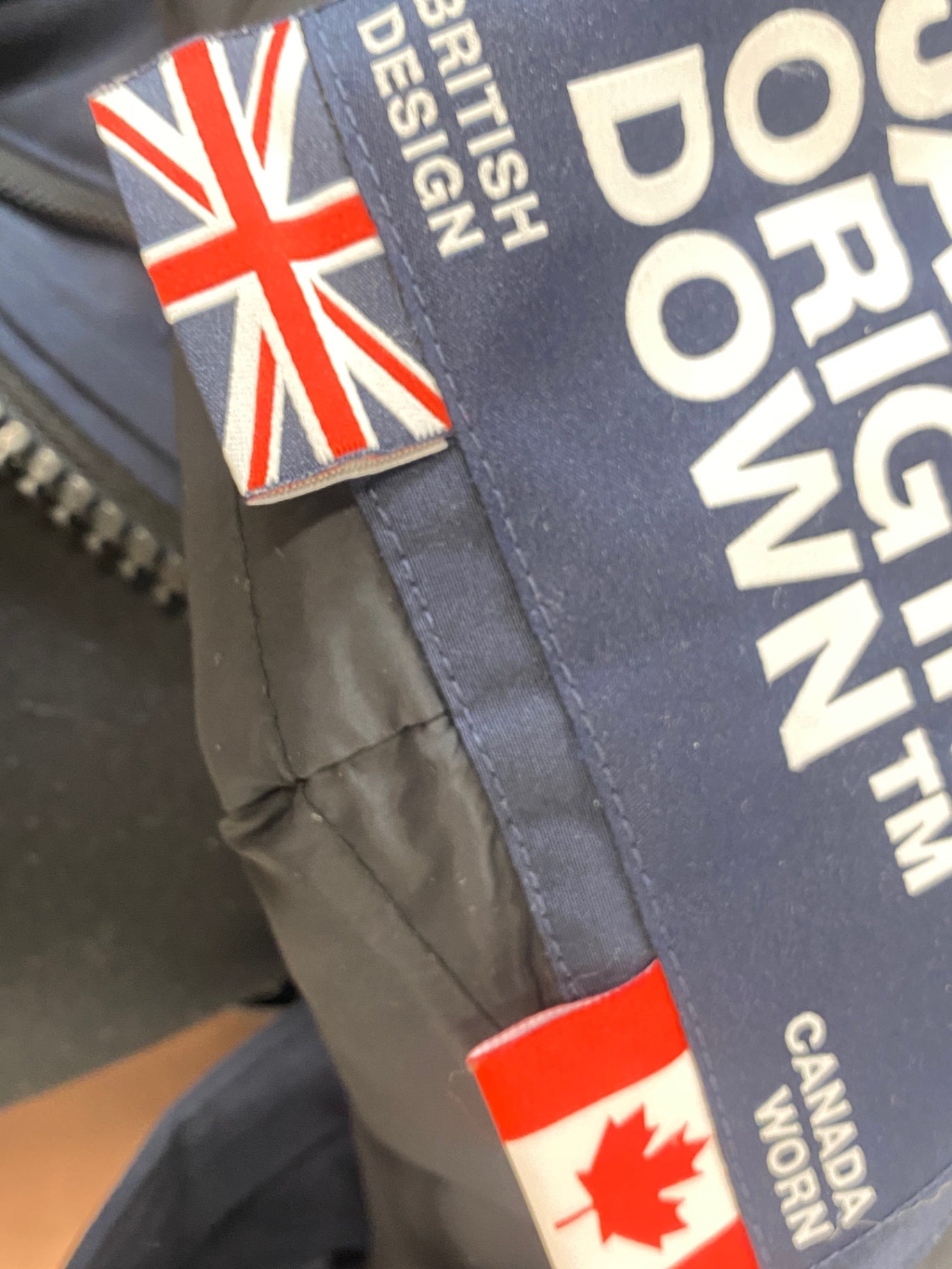 Fabulous Jack1T Winter Coat UK XS Navy Blue down VT002