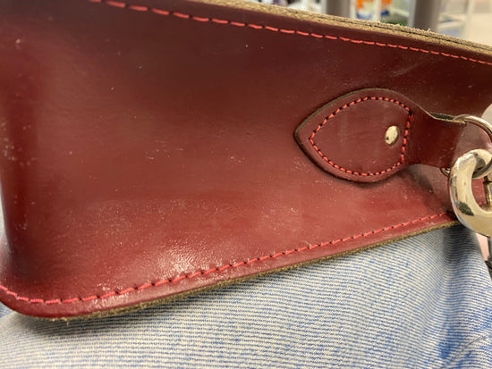 Fabulous Leather Satchel Co. Bag preppy burgundy GC003