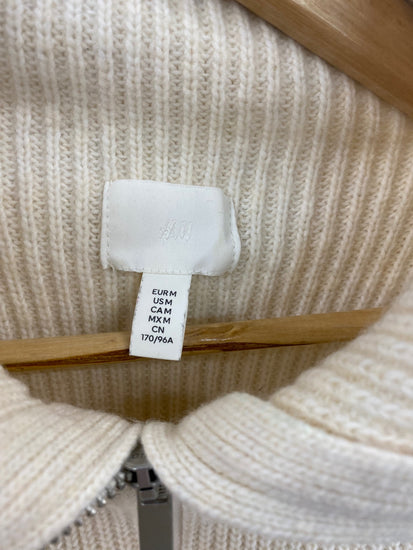 Fabulous H&M Chunky Knit Jumper UK M Beige AM013
