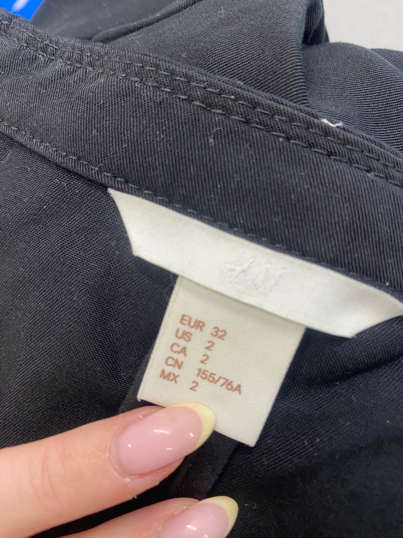 Fabulous H&M Trench Coat UK6 Black city vibe VT002