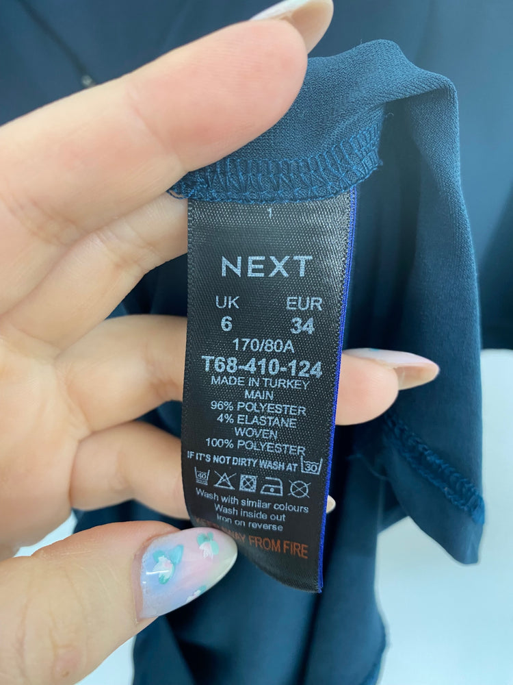 Fabulous Next Blouse UK6 Slate Blue VT002