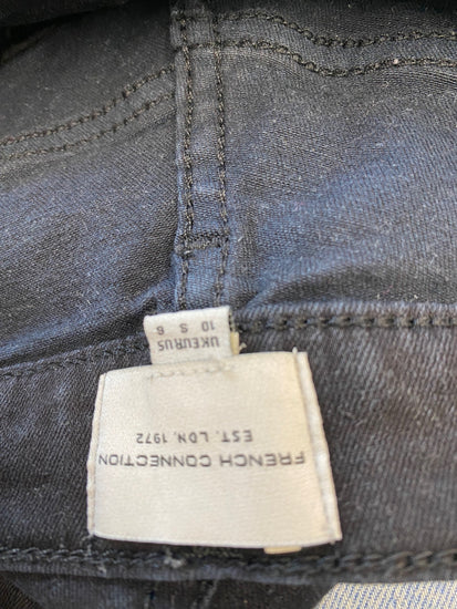 Fabulous French Connection Skinny jeans UK10 Black Classics AM013