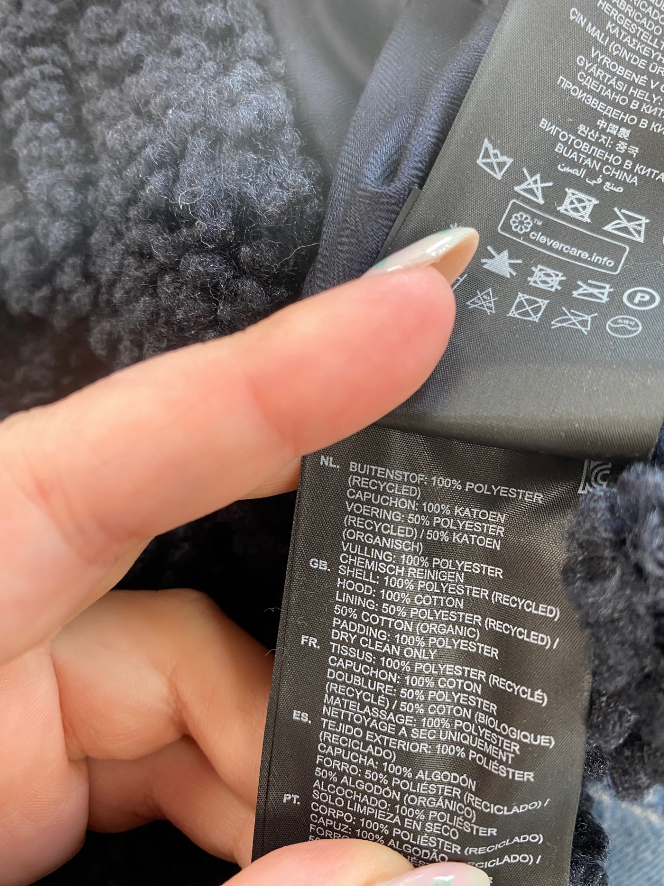 Fabulous G-Star Raw Teddy Fleece UK XS Navy VT002