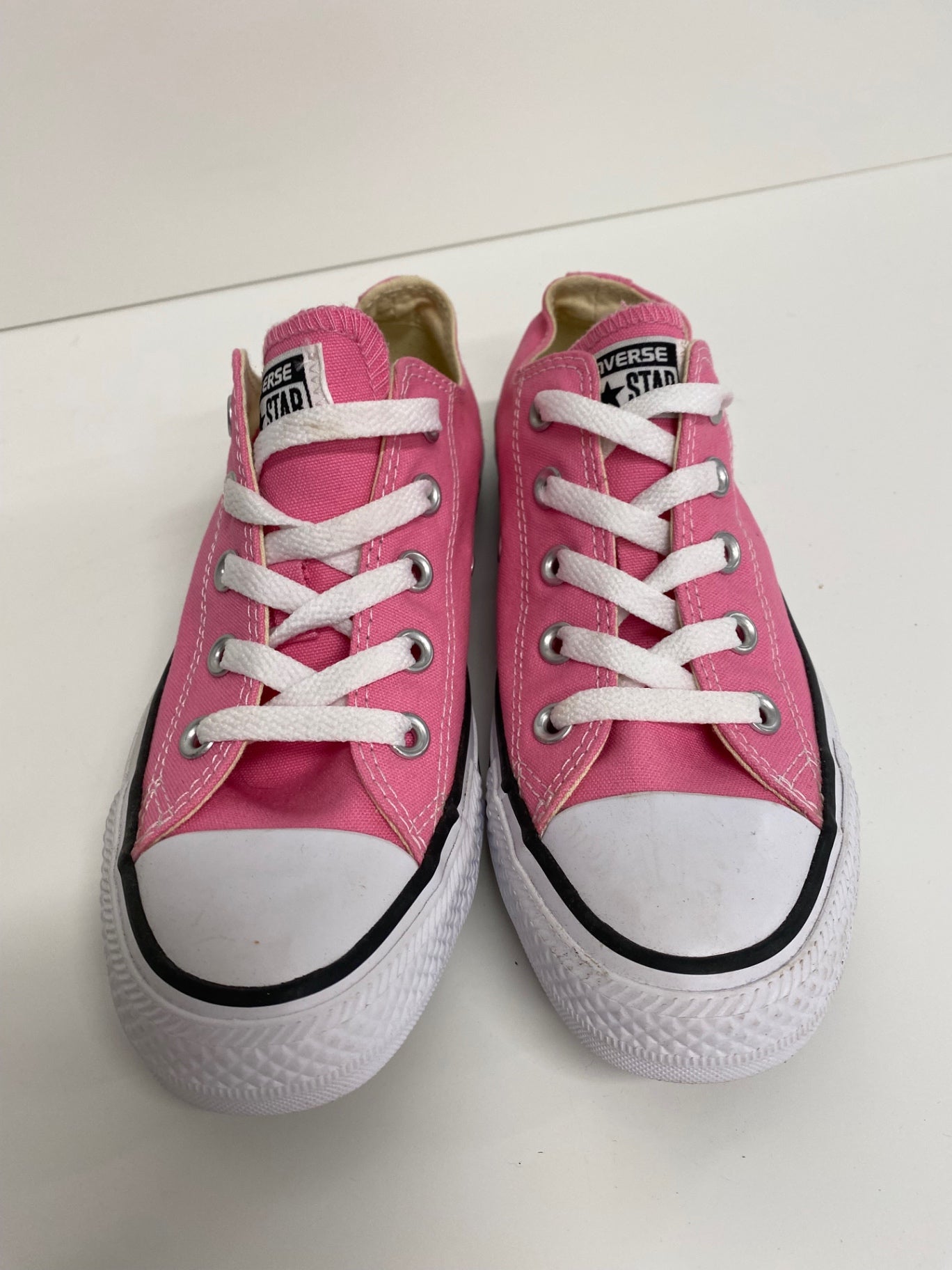 Fabulous Converse Sneakers UK4 Pink Barbie classics VT002