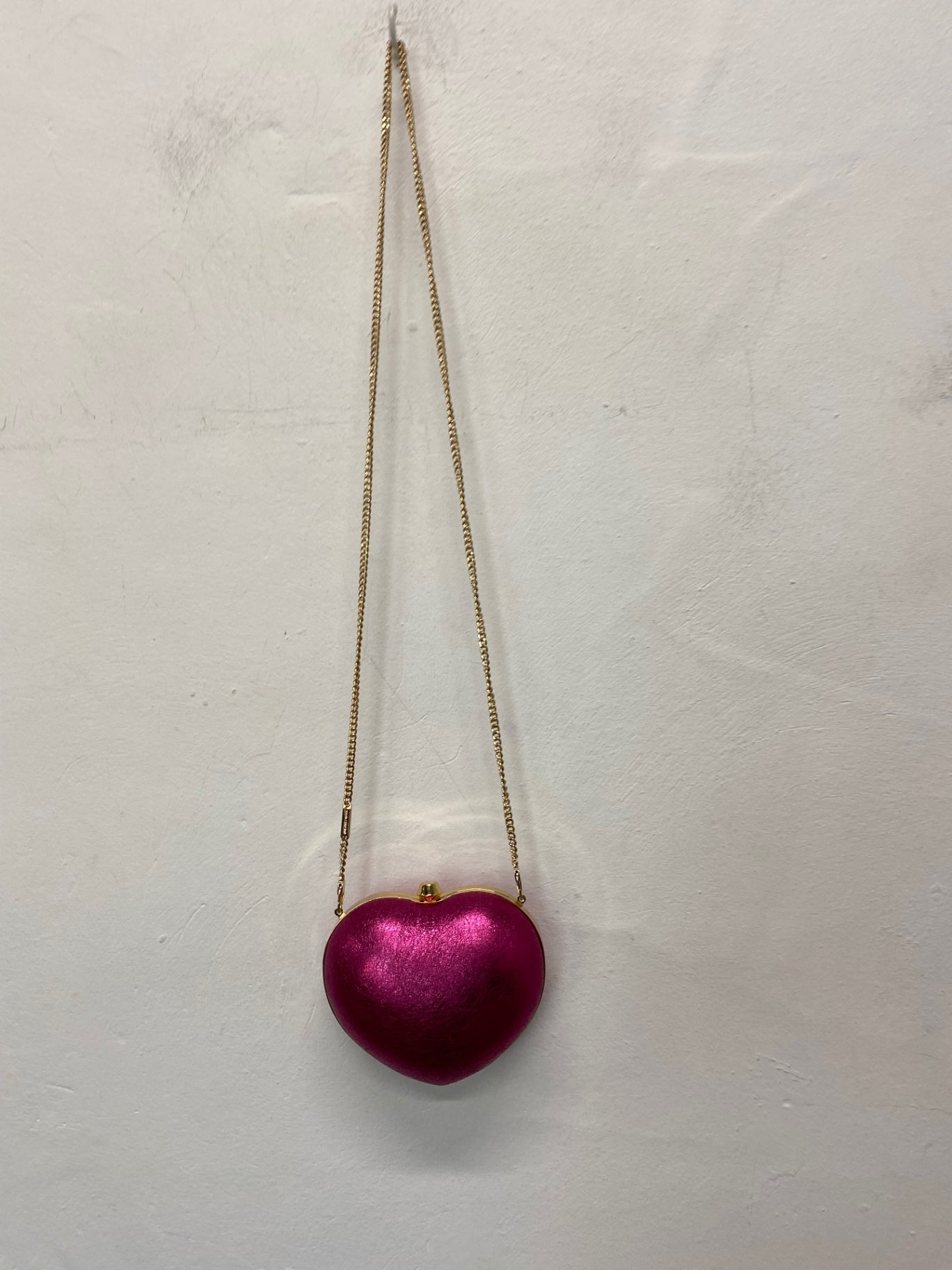 Fabulous Michael Kors Heart Handbag One size Pink shimmer gold hardware GC003