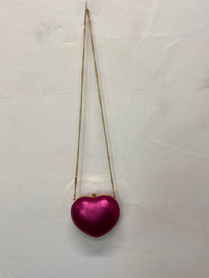 Fabulous Michael Kors Heart Handbag One size Pink shimmer gold hardware GC003