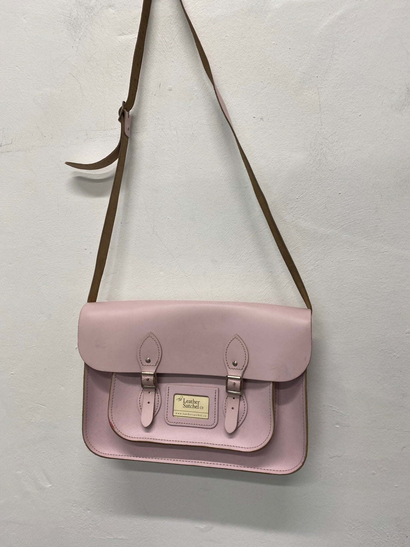 Fabulous The Leather Satchel Co Leather Satchel baby pink prepped vibes GC003
