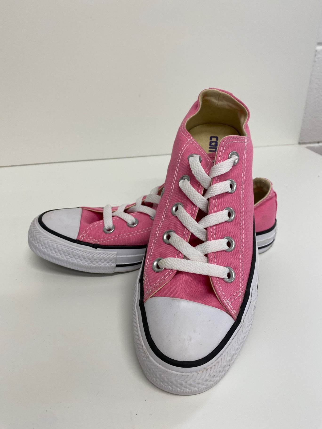 Fabulous Converse Sneakers UK4 Pink Barbie classics VT002