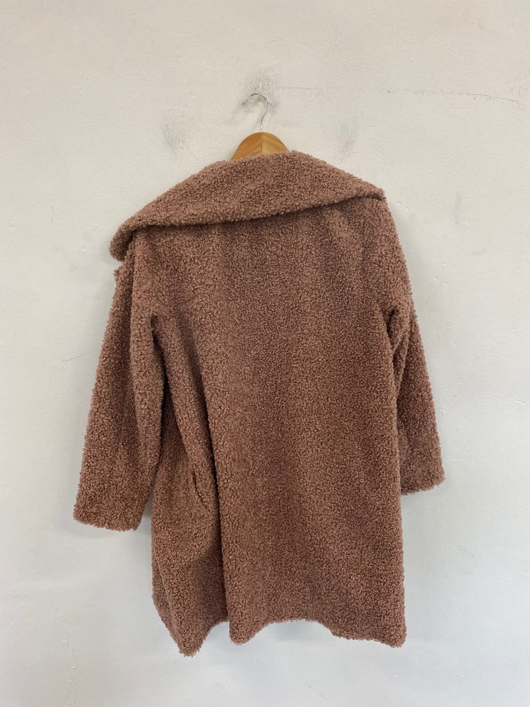 Fabulous Tu Teddy Coat UK8 Rose VT002