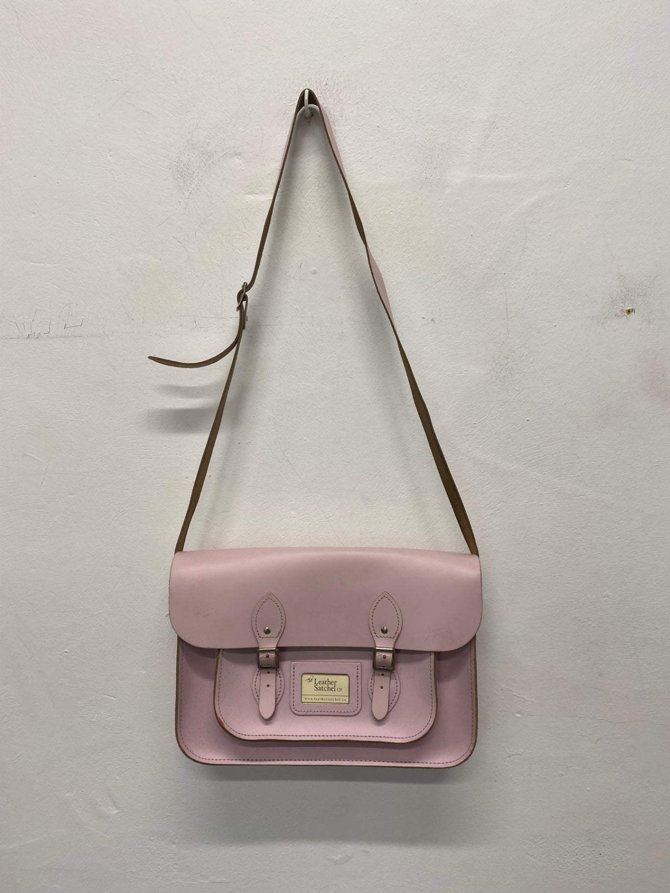 Fabulous The Leather Satchel Co Leather Satchel baby pink prepped vibes GC003