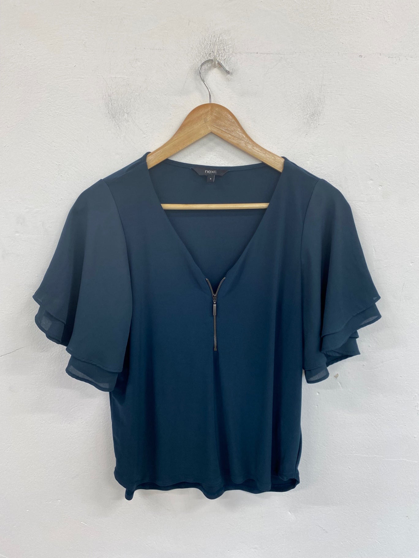 Fabulous Next Blouse UK6 Slate Blue VT002