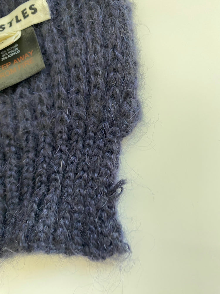 Fabulous Whistles Scarf One size Midnight Blue Mohair blend AM013