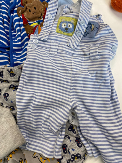 Fabulous Jojo Bebe Maman Children's Bundle #4 Age 0-3 months blues Greys AM013