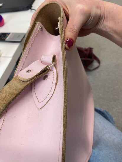 Fabulous The Leather Satchel Co Leather Satchel baby pink prepped vibes GC003