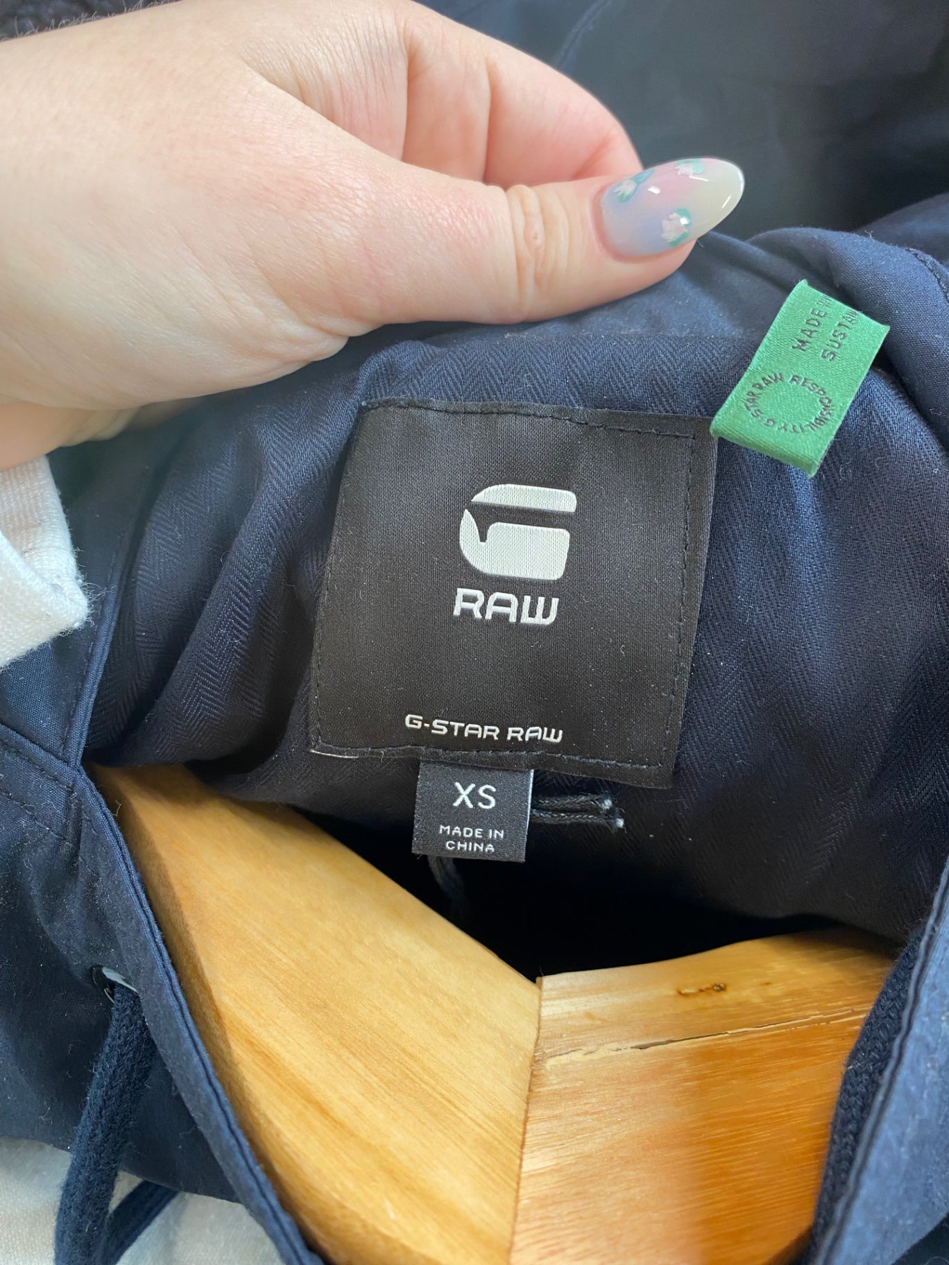 Fabulous G-Star Raw Teddy Fleece UK XS Navy VT002