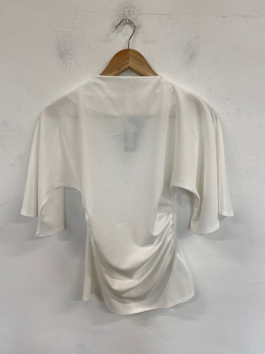 Fabulous Boohoo Blouse UK8 White VT002