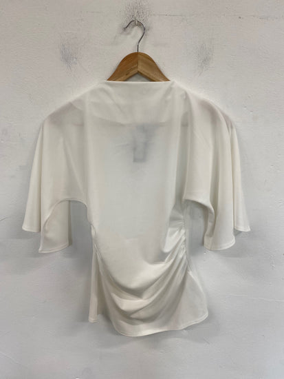 Fabulous Boohoo Blouse UK8 White VT002