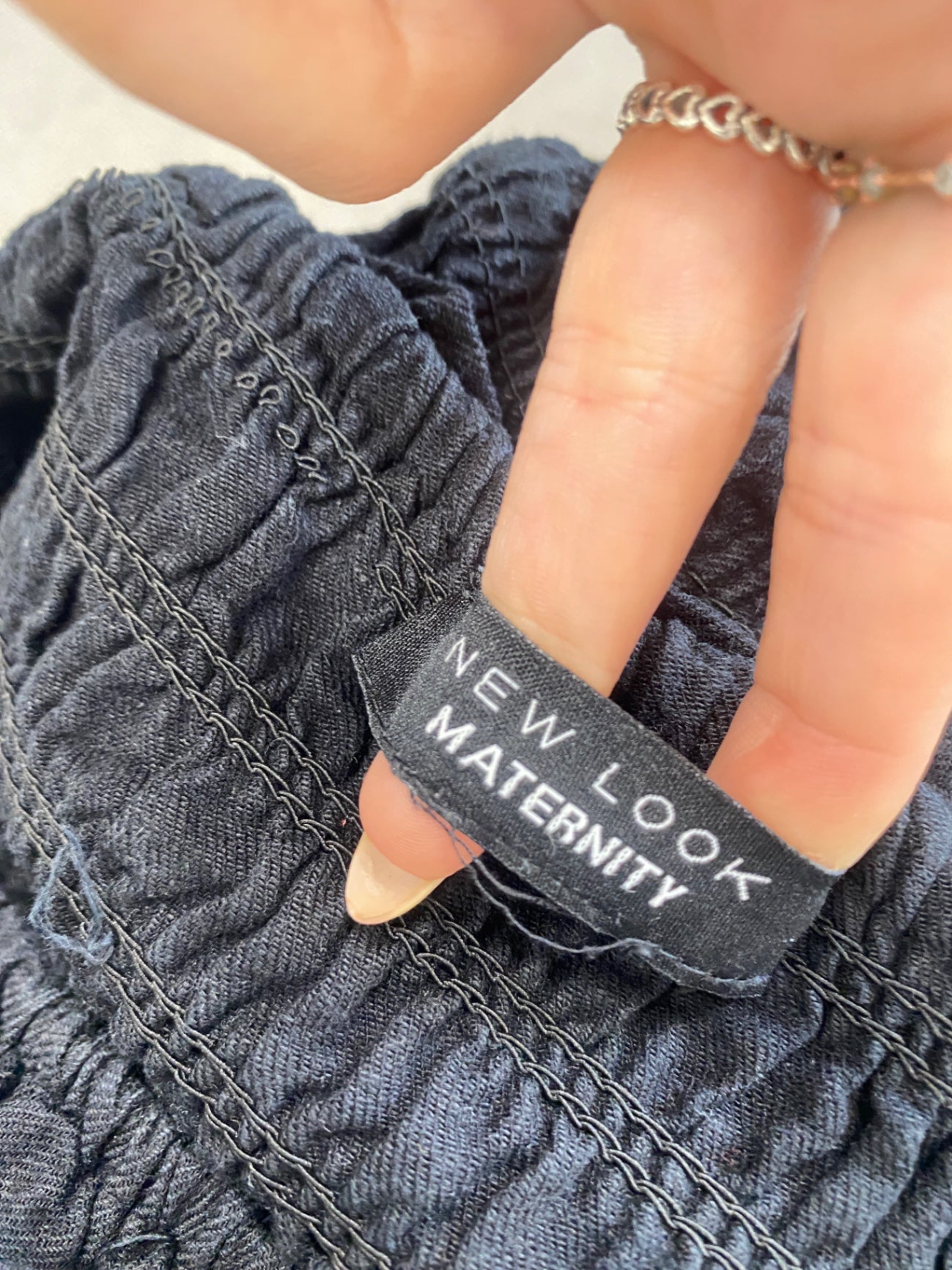 Fabulous New Look Dress UK12 Black maternity summer GC003